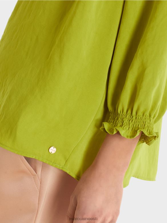 Marc Cain Riietus pluus \"mõtle koos ümber\" J8DT899 särav oliivroheline