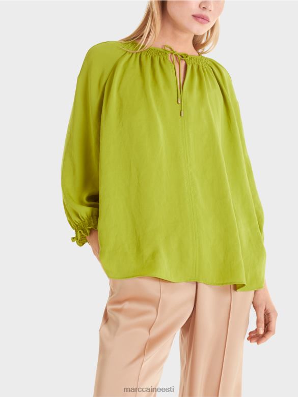 Marc Cain Riietus pluus \"mõtle koos ümber\" J8DT899 särav oliivroheline