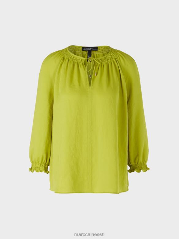 Marc Cain Riietus pluus \"mõtle koos ümber\" J8DT899 särav oliivroheline