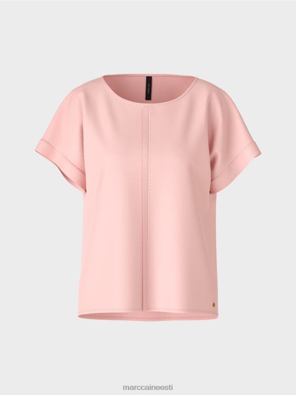 Marc Cain Riietus purist \"koos ümbermõtlema\" pluus J8DT885 pehme puuderroosa