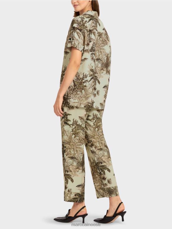 Marc Cain Riietus särgi stiilis peopesa motiiviga pluus J8DT961 pehme hingeõhk