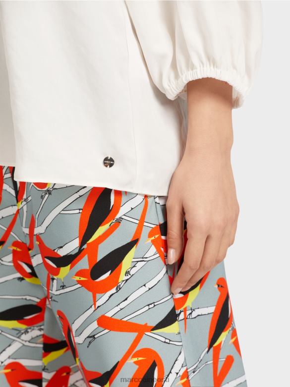 Marc Cain Riietus v-kaelusega \"mõelge koos pluus uuesti läbi J8DT891 määrdunudvalge