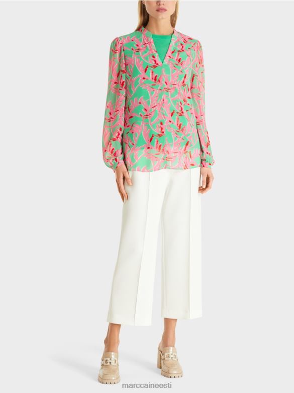 Marc Cain Riietus voolav pluus J8DT974 särav jade