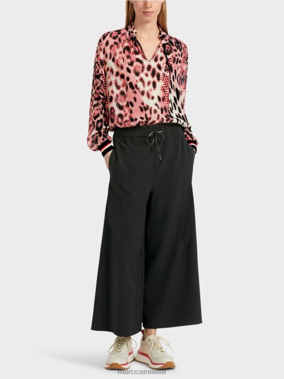 Marc Cain Riietus 7/8 laienevad säärepüksid willmar J8DT539 must