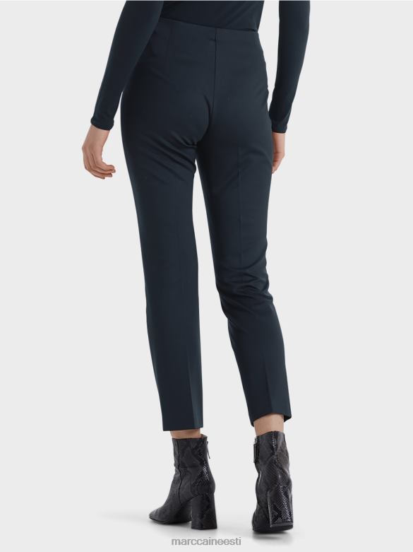 Marc Cain Riietus 7/8 peenest trikoopüksid J8DT743 kesköösinine