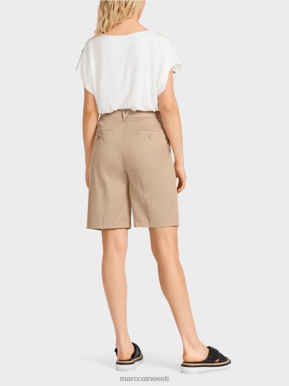 Marc Cain Riietus Naiseliku istmega finike lühikesed püksid J8DT658 sügav liiv