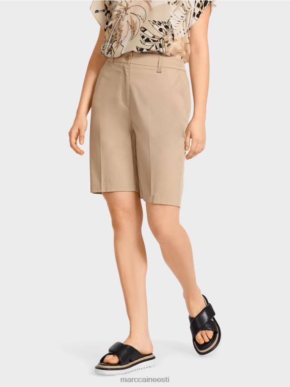 Marc Cain Riietus Naiseliku istmega finike lühikesed püksid J8DT658 sügav liiv