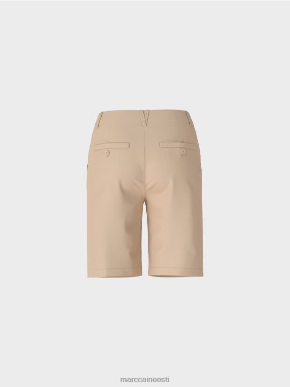 Marc Cain Riietus Naiseliku istmega finike lühikesed püksid J8DT658 sügav liiv
