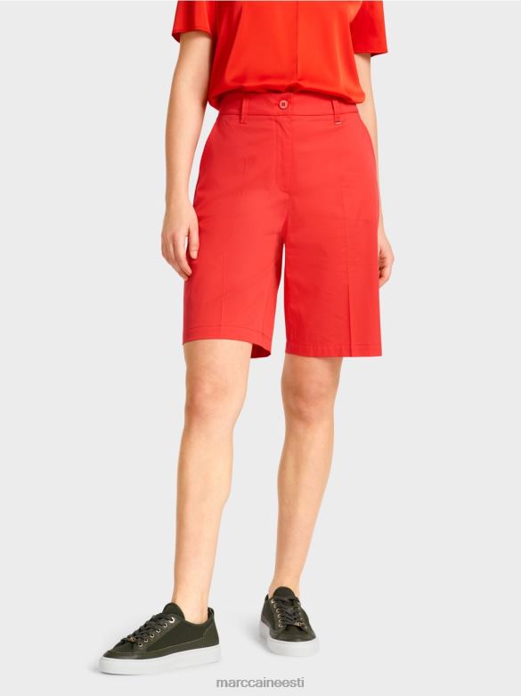 Marc Cain Riietus Naiseliku istmega finike lühikesed püksid J8DT670 tulipunane