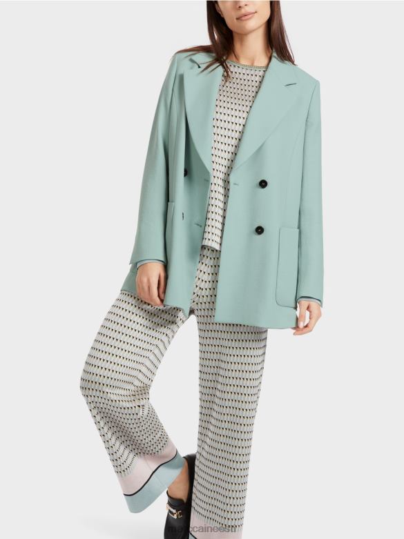 Marc Cain Riietus Saksamaal kootud püksid J8DT585 tume taevasinine