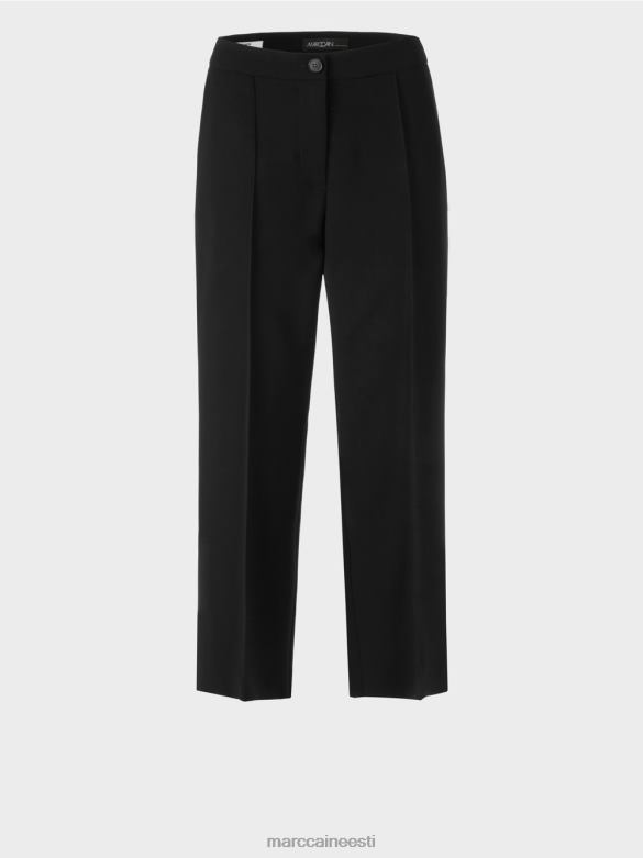 Marc Cain Riietus Wellingtoni laia säärega püksid J8DT565 must