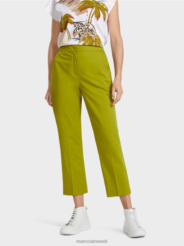 Marc Cain Riietus chino stiilis püksid J8DT634 sügav oliiviroheline