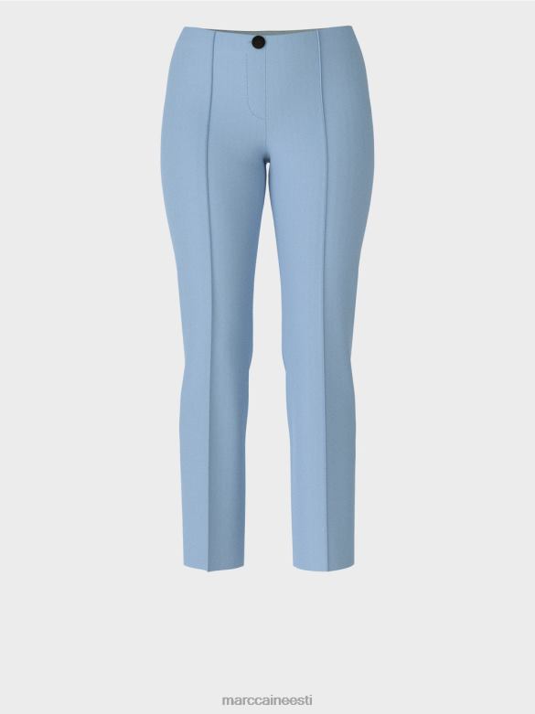 Marc Cain Riietus elegantsed jersey püksid sydney J8DT594 tume suvetaevas