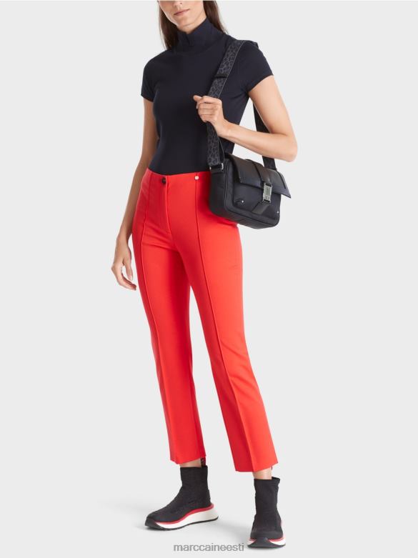 Marc Cain Riietus elegantsed jersey püksid sydney J8DT595 campari