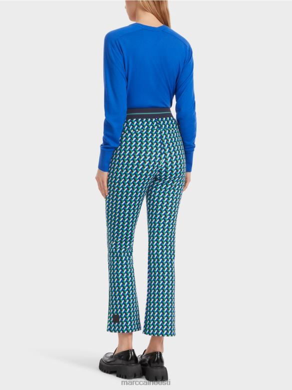 Marc Cain Riietus fengyi kitsad sirge säärega püksid J8DT542 emailiga