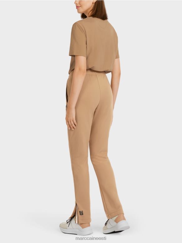 Marc Cain Riietus küljelõhikutega püksid J8DT710 kerge kohv