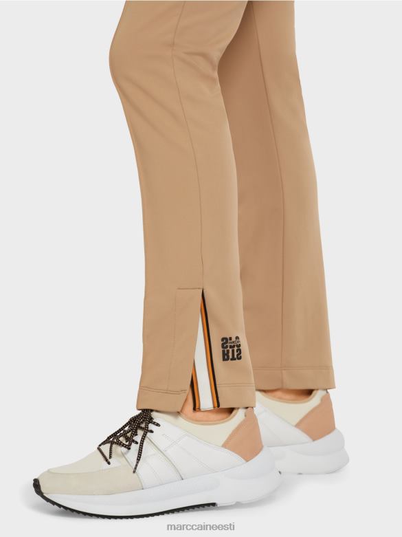 Marc Cain Riietus küljelõhikutega püksid J8DT710 kerge kohv