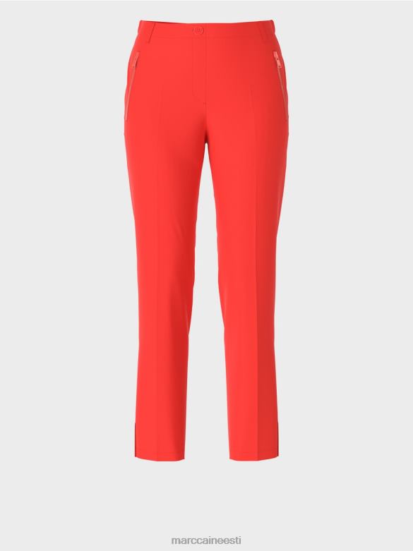 Marc Cain Riietus küljelõhikutega püksid fushun J8DT537 campari
