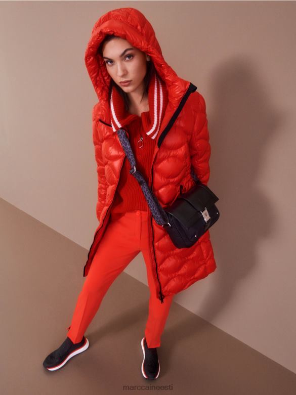 Marc Cain Riietus küljelõhikutega püksid fushun J8DT537 campari