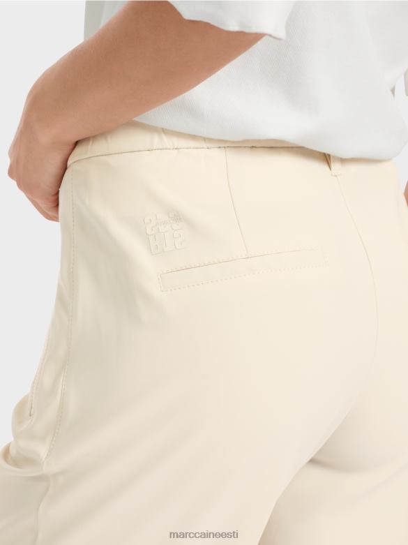 Marc Cain Riietus küljelõhikutega püksid fushun J8DT559 pehme kuukivi