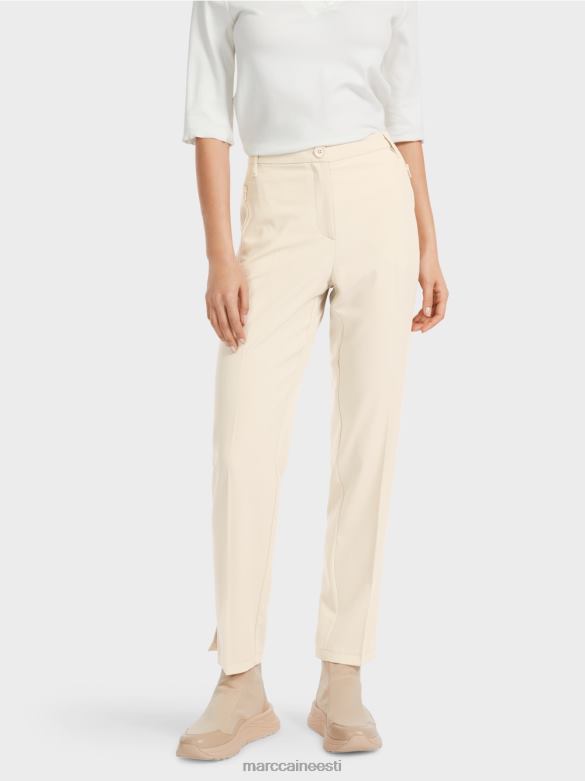 Marc Cain Riietus küljelõhikutega püksid fushun J8DT559 pehme kuukivi