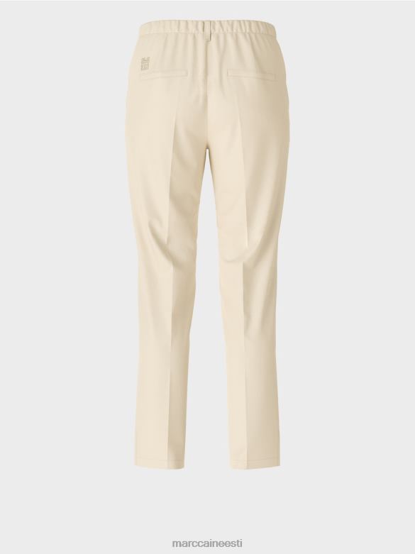 Marc Cain Riietus küljelõhikutega püksid fushun J8DT559 pehme kuukivi