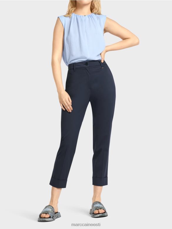 Marc Cain Riietus kortsu ja mansetiga franca püksid J8DT667 kesköösinine