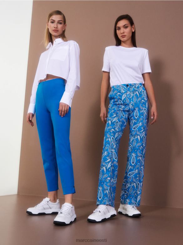 Marc Cain Riietus kortsudega sydney püksid J8DT571 uus langevarjur