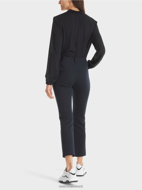 Marc Cain Riietus kortsudega sydney püksid J8DT572 merevägi