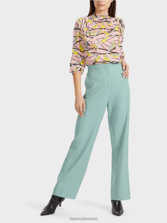 Marc Cain Riietus laia säärega kortspüksid wukari J8DT590 tume taevasinine