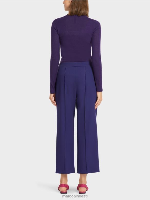 Marc Cain Riietus laia säärega püksid J8DT731 kuninglik lilla