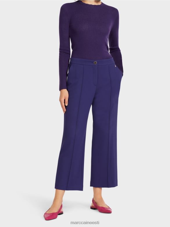 Marc Cain Riietus laia säärega püksid J8DT731 kuninglik lilla