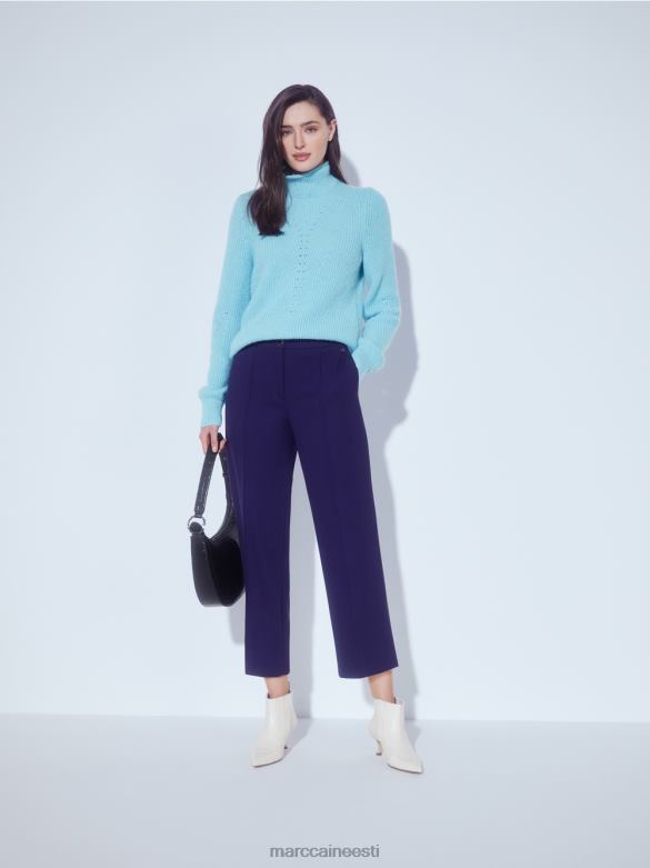 Marc Cain Riietus laia säärega püksid J8DT731 kuninglik lilla