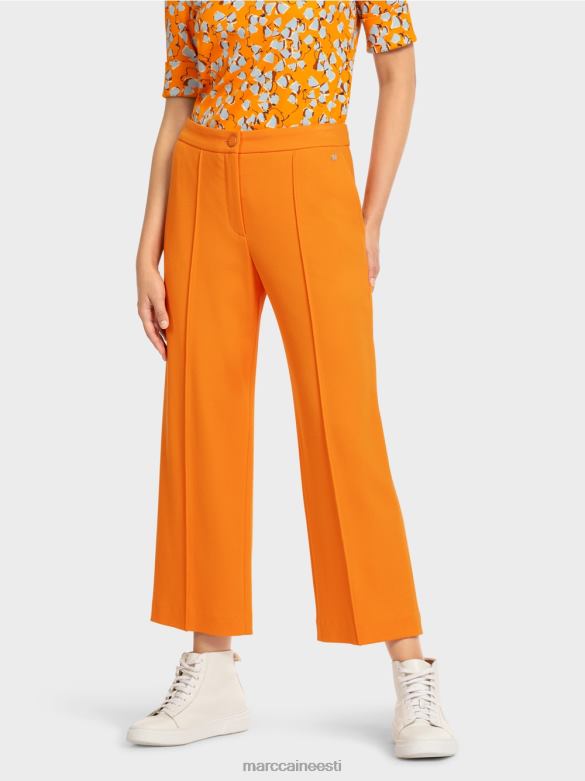 Marc Cain Riietus laia säärega püksid J8DT732 selge oranž
