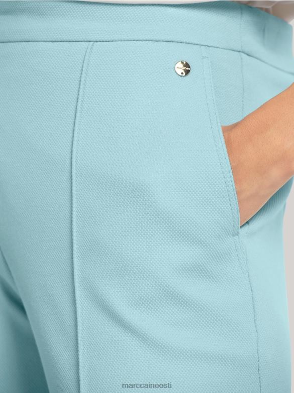 Marc Cain Riietus laia säärega püksid J8DT733 atmosfääri sinine