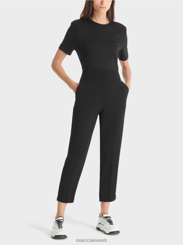 Marc Cain Riietus naiseliku kujuga ferroolpüksid J8DT576 must