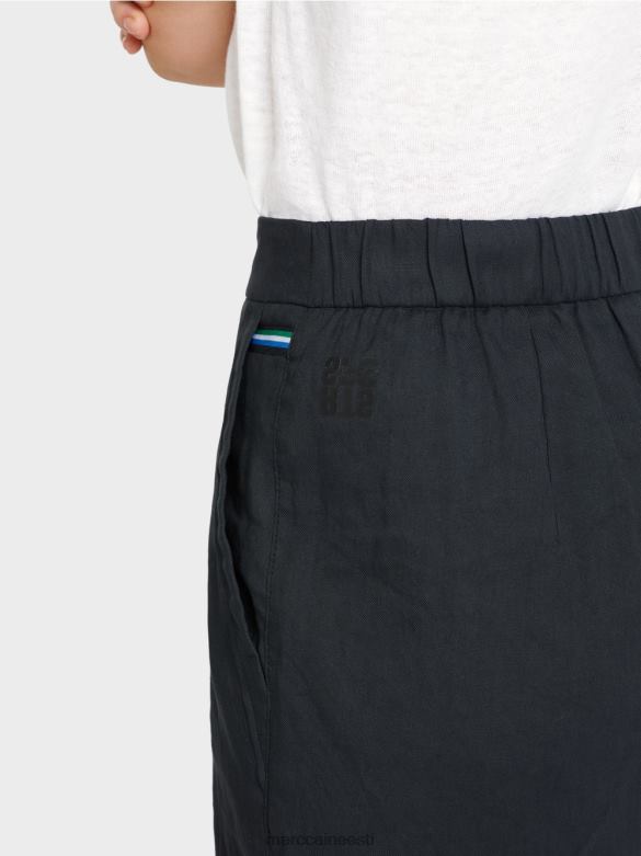 Marc Cain Riietus naiselikud veniva vöökohaga lühikesed püksid J8DT603 kesköösinine