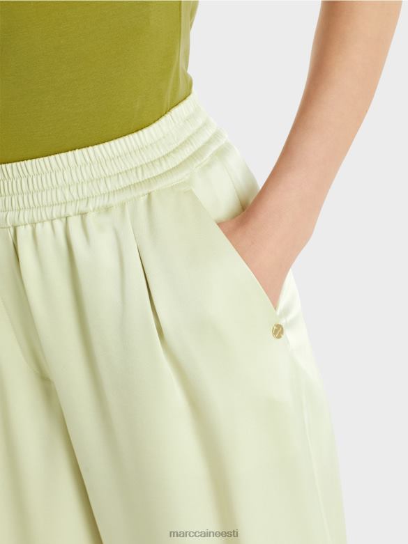 Marc Cain Riietus plisseeritud esiosaga püksid J8DT690 pehme hingeõhk