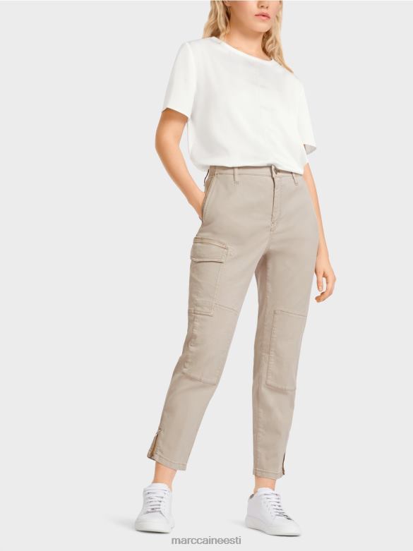 Marc Cain Riietus radom \"koos ümbermõtlema\" püksid J8DT644 lihtsalt taupe