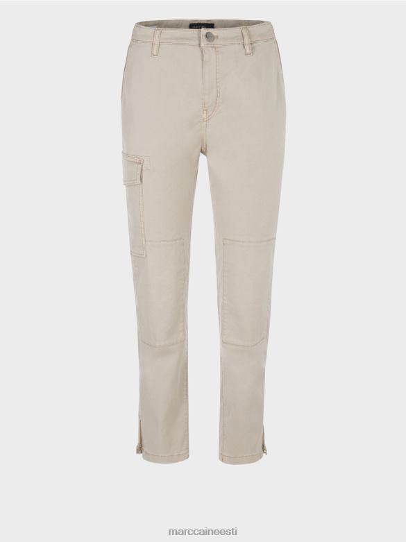 Marc Cain Riietus radom \"koos ümbermõtlema\" püksid J8DT644 lihtsalt taupe