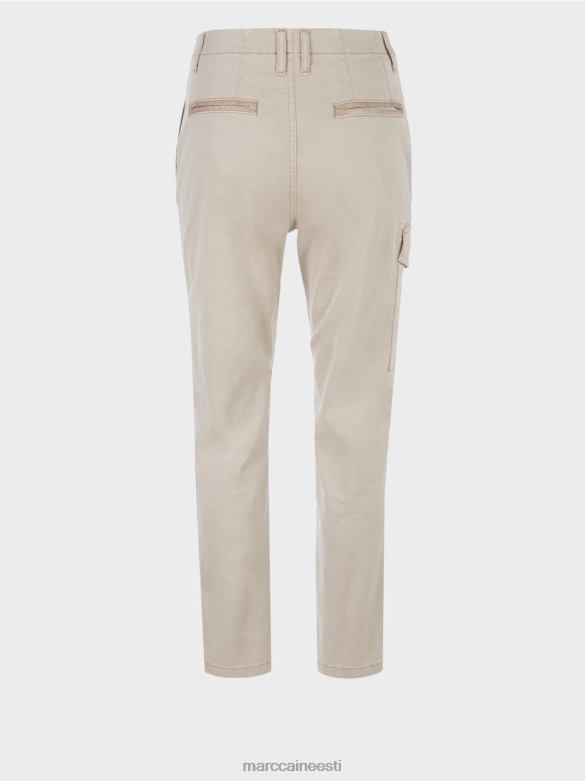 Marc Cain Riietus radom \"koos ümbermõtlema\" püksid J8DT644 lihtsalt taupe