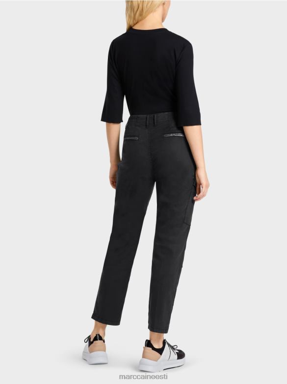 Marc Cain Riietus radom \"koos ümbermõtlema\" püksid J8DT648 must
