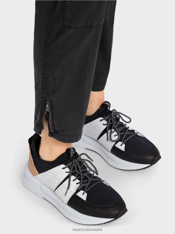 Marc Cain Riietus radom \"koos ümbermõtlema\" püksid J8DT648 must