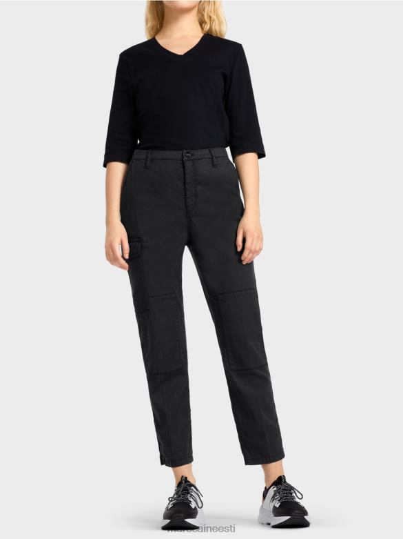 Marc Cain Riietus radom \"koos ümbermõtlema\" püksid J8DT648 must