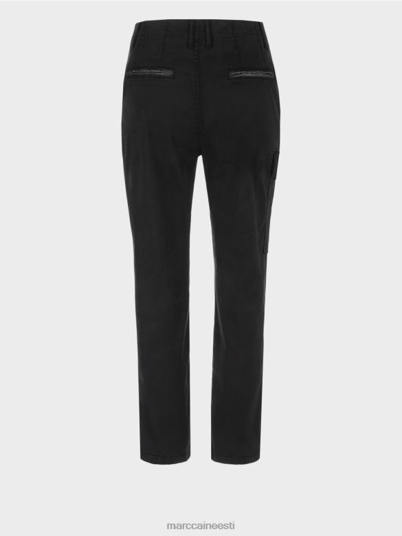 Marc Cain Riietus radom \"koos ümbermõtlema\" püksid J8DT648 must