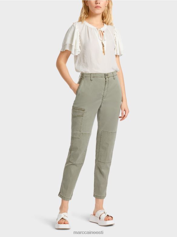 Marc Cain Riietus radom \"koos ümbermõtlema\" püksid J8DT655 sügav džungel