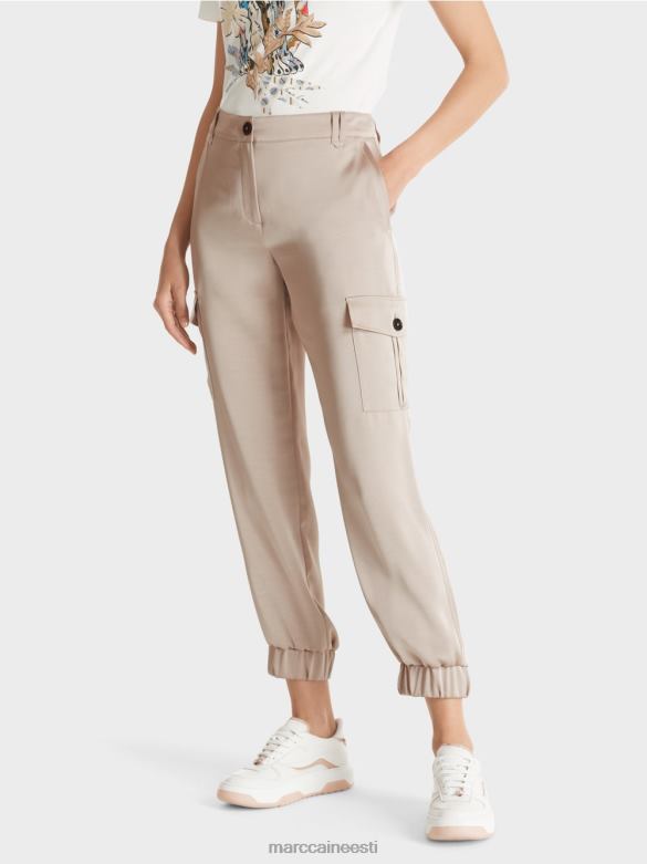 Marc Cain Riietus ratturi \"koos ümbermõtlemise\" püksid J8DT573 soe kivi