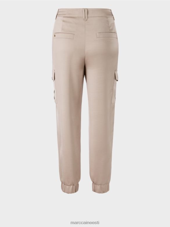 Marc Cain Riietus ratturi \"koos ümbermõtlemise\" püksid J8DT573 soe kivi