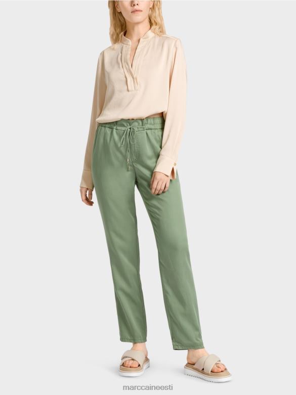 Marc Cain Riietus rivera "koos uuesti mõtlema" püksid J8DT661 müstiline roheline