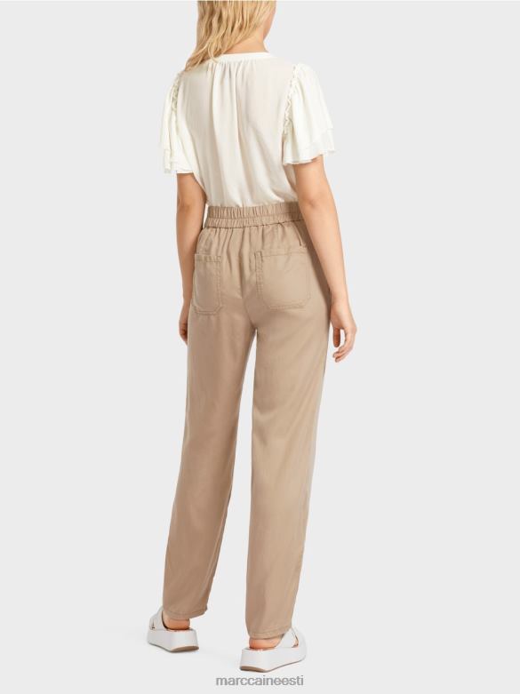 Marc Cain Riietus rivera \"koos uuesti mõtlema\" püksid J8DT665 sügav liiv